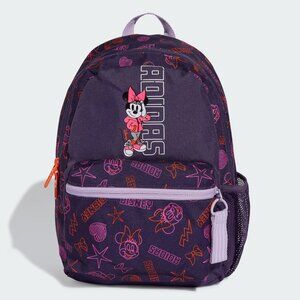Adidas Disney Minnie Mouse Aurora Plum Backpack & Matching Baseball Cap OS